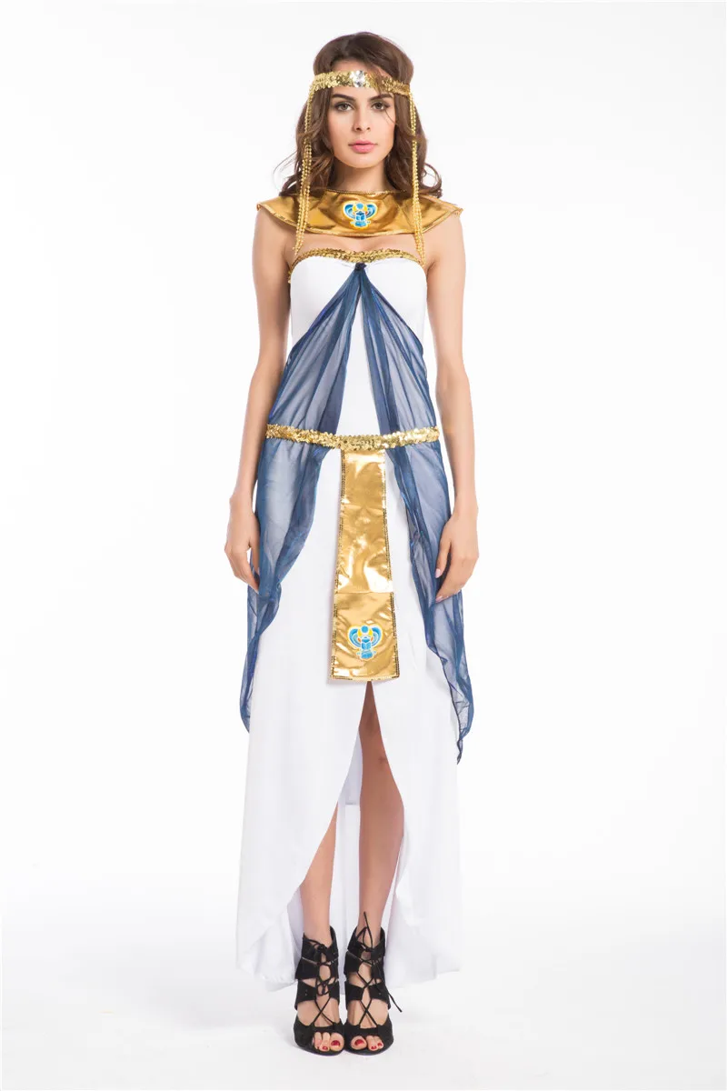 Cosplay Ladies XL XXL Fancy Dress Egypt Roman Cleopatra Women Egyptian Empress Costume Greece Goddess princess Queen costume