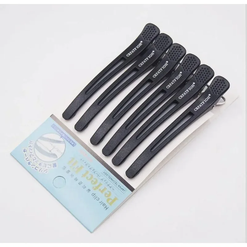 

18pcs Black Holding Hair Styling Clip Flat Duck Mouth Hair Clips Pro Salon Hairdressing Cutting Hairpin Accessorie DIY Home