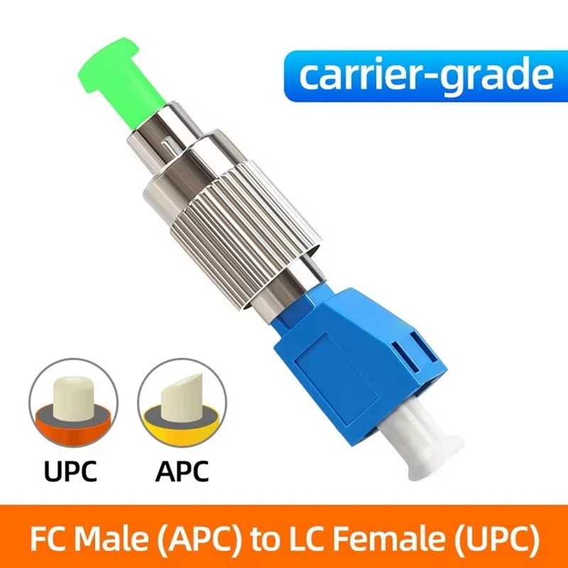 Best FC Male To LC Female Hybrid Converter Adapter Fiber Optical Power Meter Coupler Single Mode Optical Connector