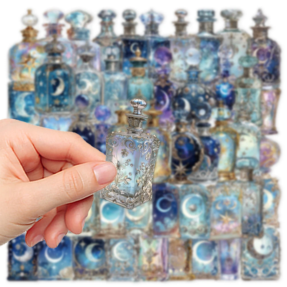 10/30/50枚入り キュートなINS風 月 星空 ボトルステッカー 子供用おもちゃ デカール DIY 荷物 ギター バイク エステティック グラフィティ ステッカー