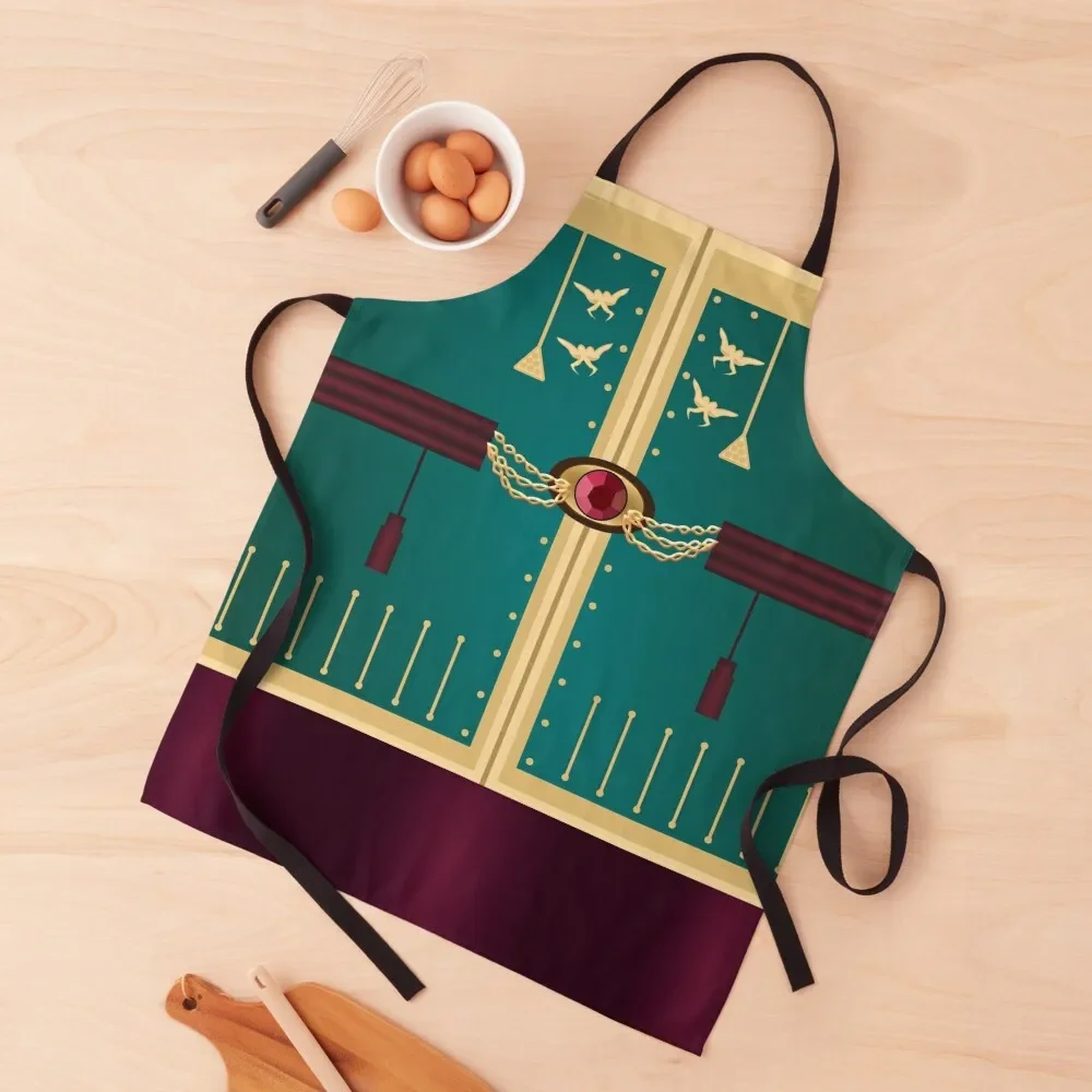 

Extravagant Robe in Teal Apron household woman Nursing Korean Apron