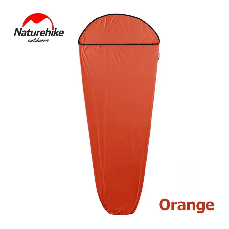 Naturehike Outdoor Fiber Mummy Single Sleeping Bag Liner Super Elastic Sleeping Bags Camping Bussiness Travel Spring Summer