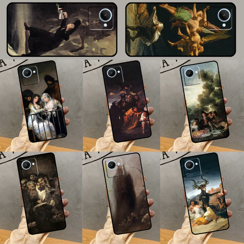 Francisco Goya Paintings For Realme 10 8 9 11 Pro Plus GT Neo 5 3T 2T C11 C15 C21 C25 C21Y C31 C30 C33 C35 C55 Case