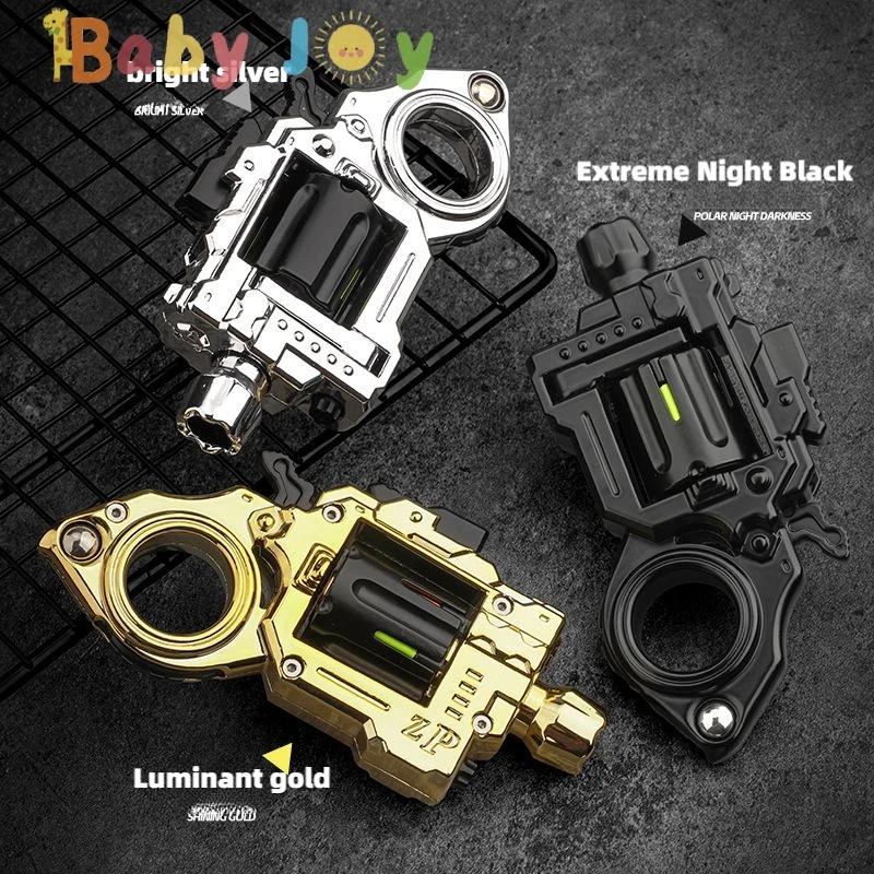 Metal Multi Playability Ratchet Flip Antistress Toy Gun Ejection Shell Stress Relief Fidget Spinner Fidgeting Toys Adult Pistol