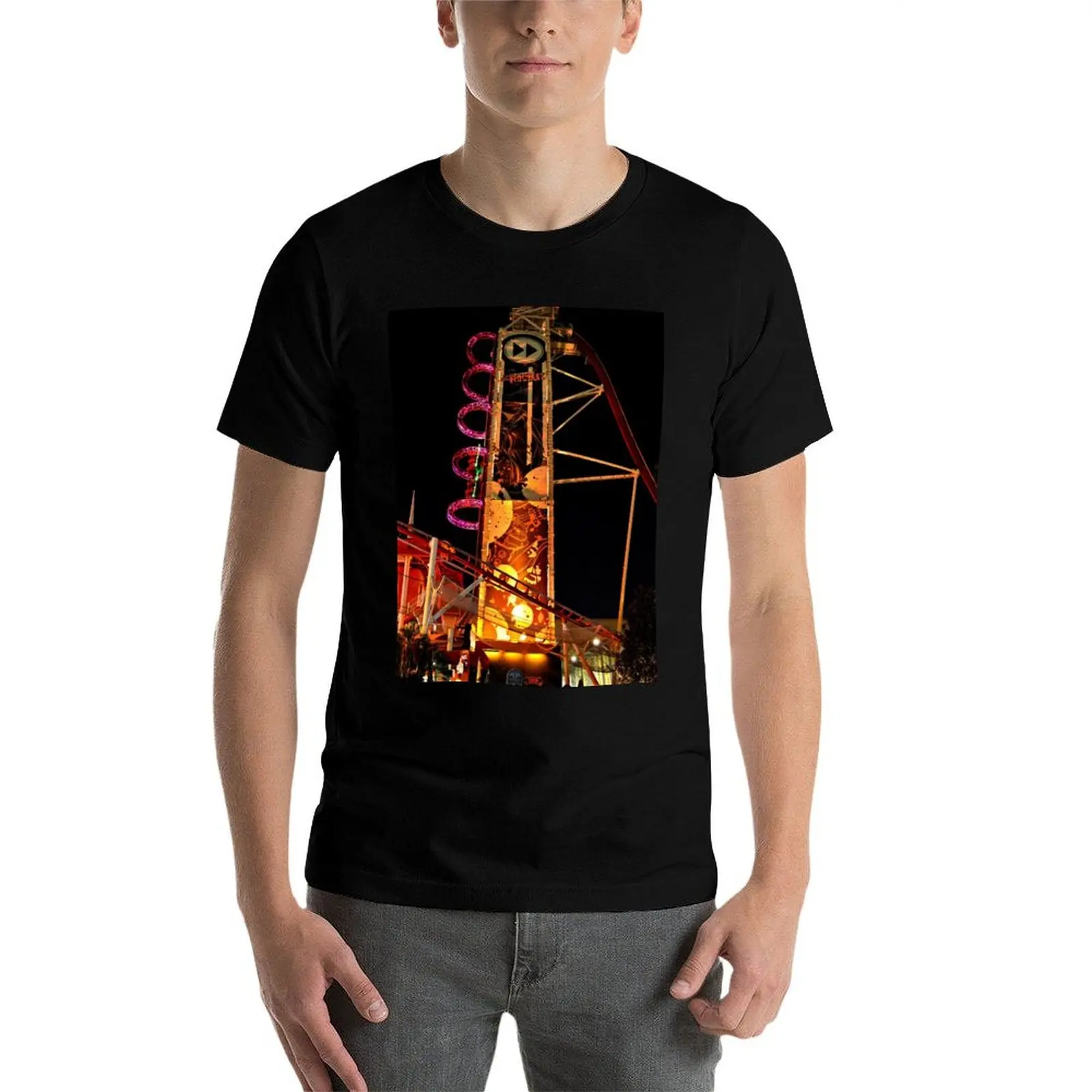 

Rip Ride Rockit at Night T-Shirt anime t shirts oversize t shirts for man cotton soft anime t shirts for man T-Shirt