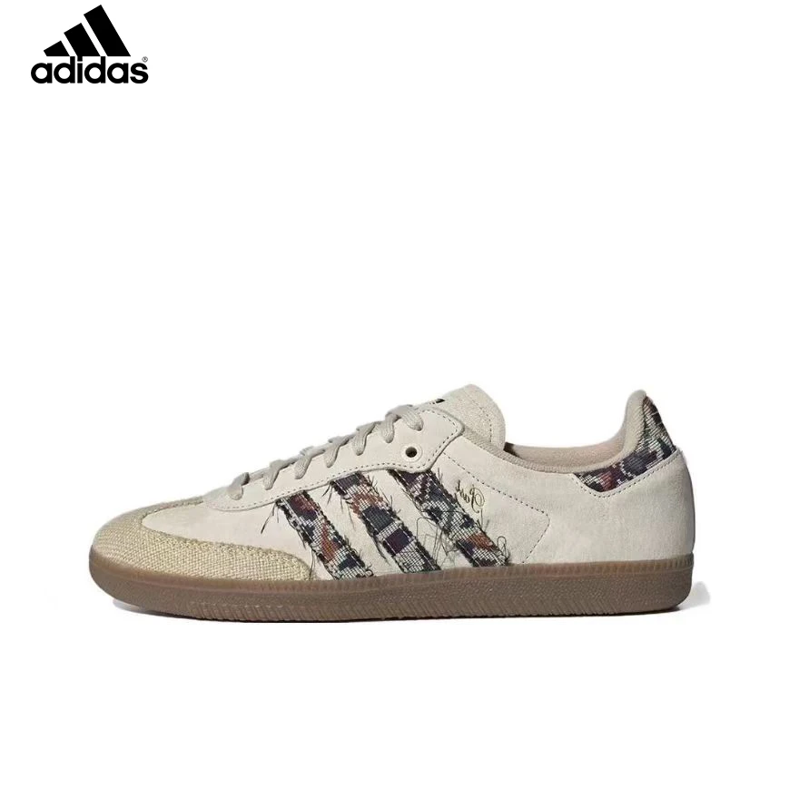 Adidas Samba OG JJJJound Black Vegan Clover Męskie i damskie buty Klasyczne retro lekkie niemieckie buty treningowe