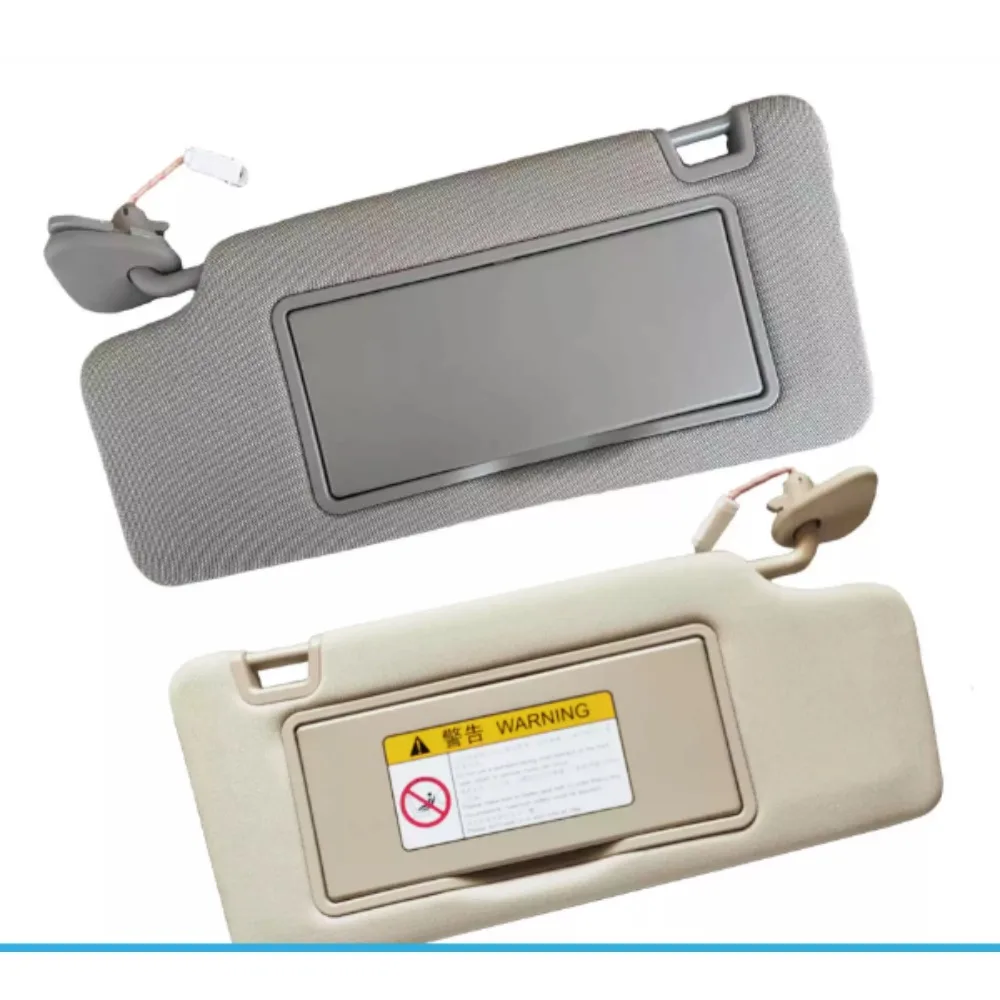 Genuine Sun Visor Beige Gray Left Right for Zotye T700 T800 Comes with A Flip Up Makeup Mirror