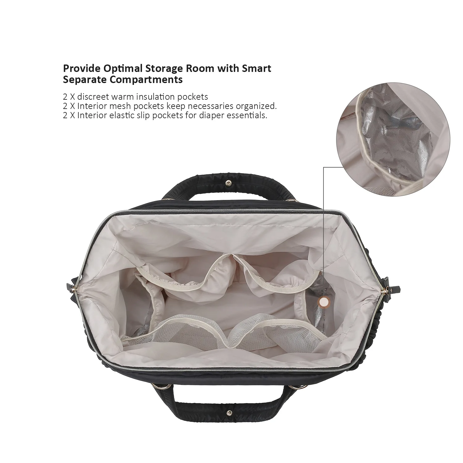New Design Outdoor Baby Stroller Storage Mummy Bag The Maternity Baby Diaper Nappy Cart Bag Large Capacity Diaper Bags for Baby