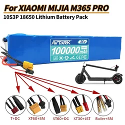 10S3P 36V 100000mAh 36v Electric Scooter Battery Pack 18650 Lithium M365 Electric Scooter 36v Battery Scooter