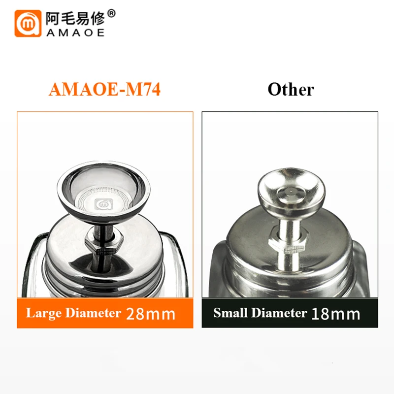 AMAOE 200ML Press-Type Micropore Glass Alcohol Bottle Stainless Steel Water Pipe Transparent Bottle Mobile Phone Repair Tools