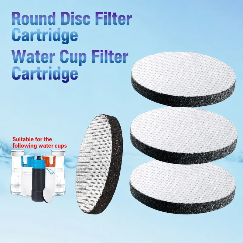 KBMDCZ31 Micro‑Disc Activated‑Carbon Filter Sheet Universal Replacement Accessory Fits Multiple Water‑Filter‑Pitcher Models