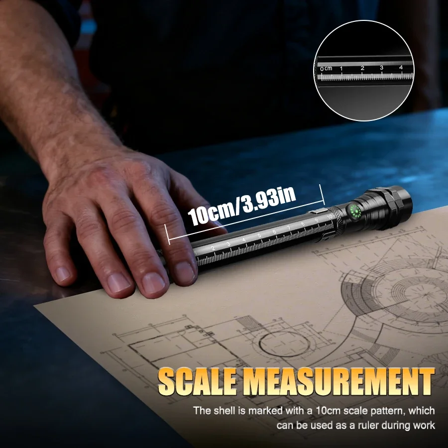 3 LED Multifunctional Telescopic Work Light, Bendable Magnetic Flashlight with Gooseneck for Car Repair Camping, Corner Picking