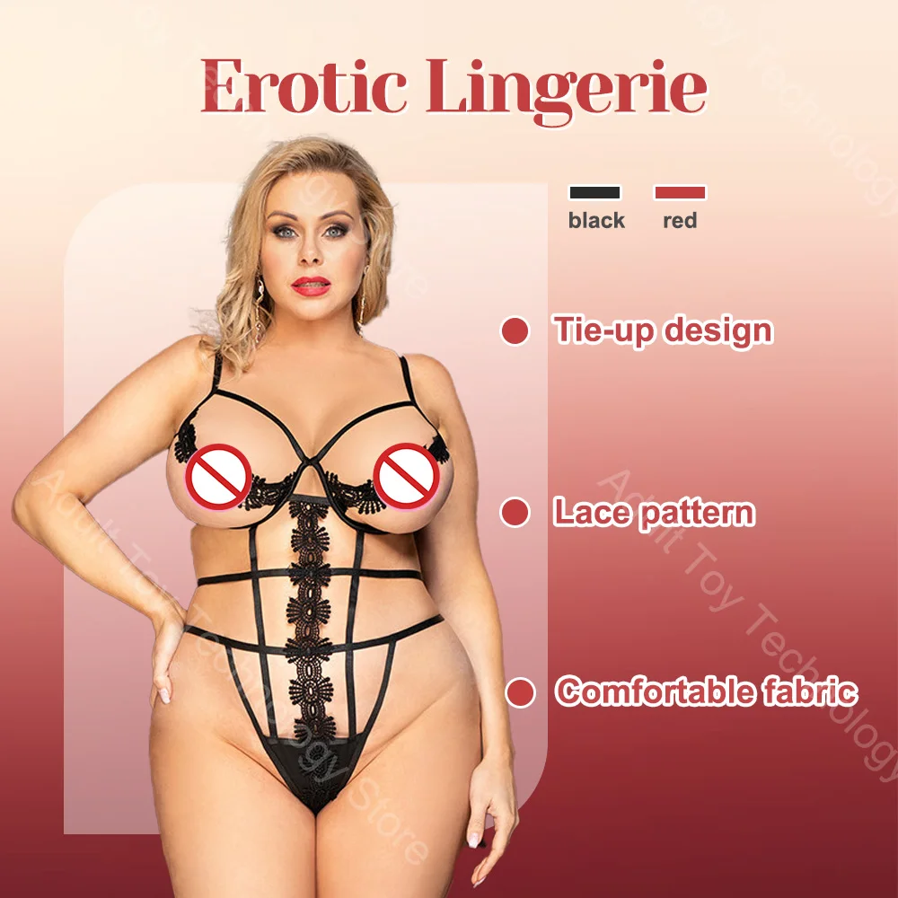 ชุดชั้นในเซ็กซี่ตาข่ายเชียร์ของผู้หญิง, ชุดชั้นในเร้าอารมณ์ฟรีหน้าอก ​ , 3 จุด Teddy Babydoll Oversize Nightgown, เกมเพศคอสเพลย์สําหรับผู้ใหญ่