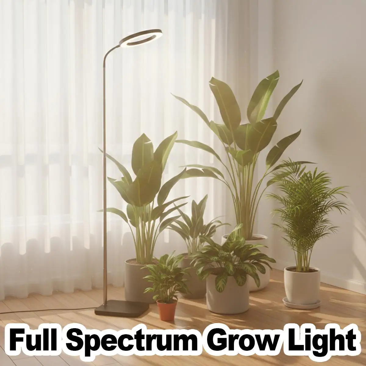 72 LEDs Grow Light EU Plug Full Spectrum Timer Stand Holder Telescopic Phyto Lamp for Indoor Plants Flower Vegetable Home Garden