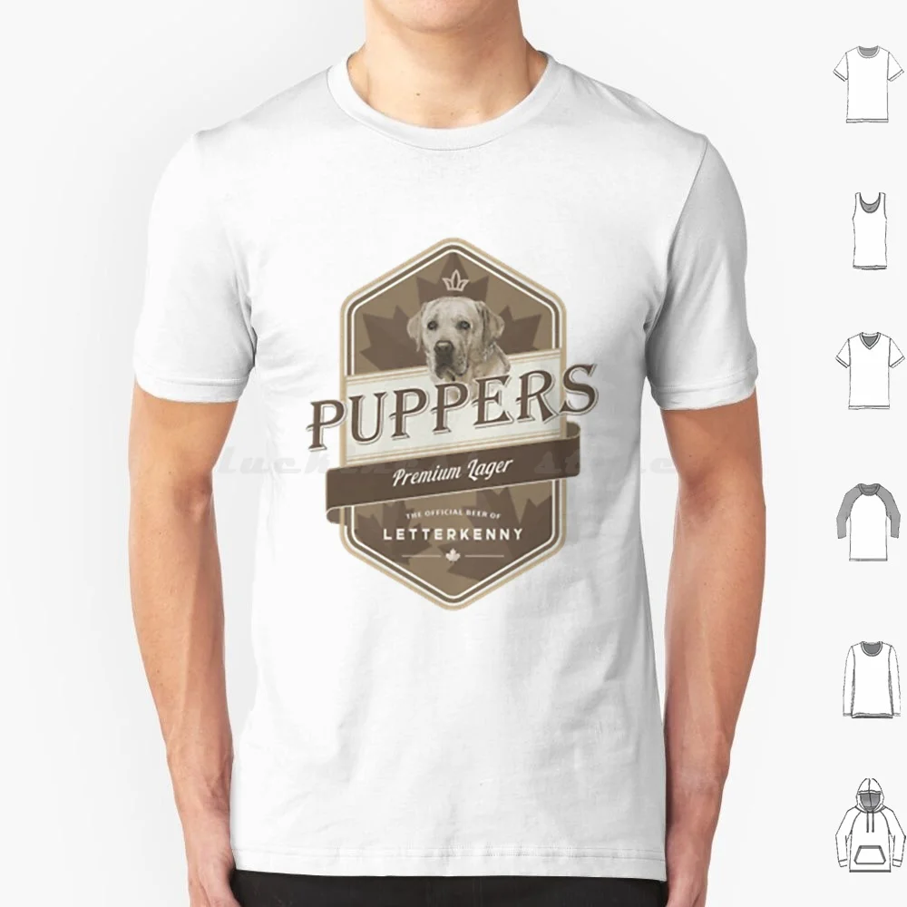 Letterkenny Puppers Premium Lager Beer T Shirt Men Women Kids 6xl Hockey Ontario Wayne Letterkenny Irish Sudbury Bulldogs Tilly