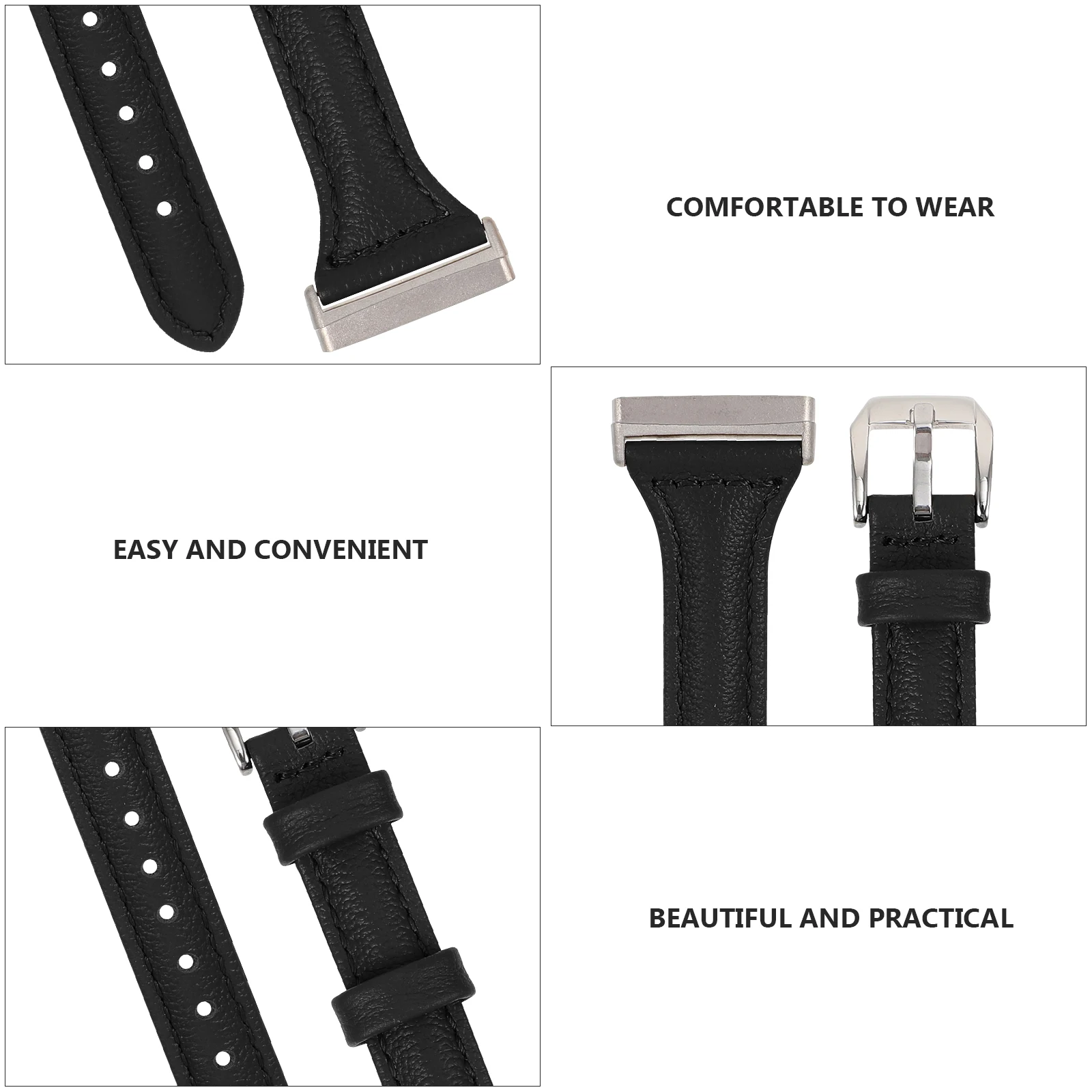 

Watchb Genuine Fashion Smartwatch Accessories Comfortable Wear Replacement Watchb Simple Head Layer Cowhide