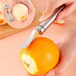 Orange Peeling Knife Stainless Steel Pomelo Opener Orange Pitaya Peeler Household Pomelo Knife Peeler Lemon Grapefruit Peeler