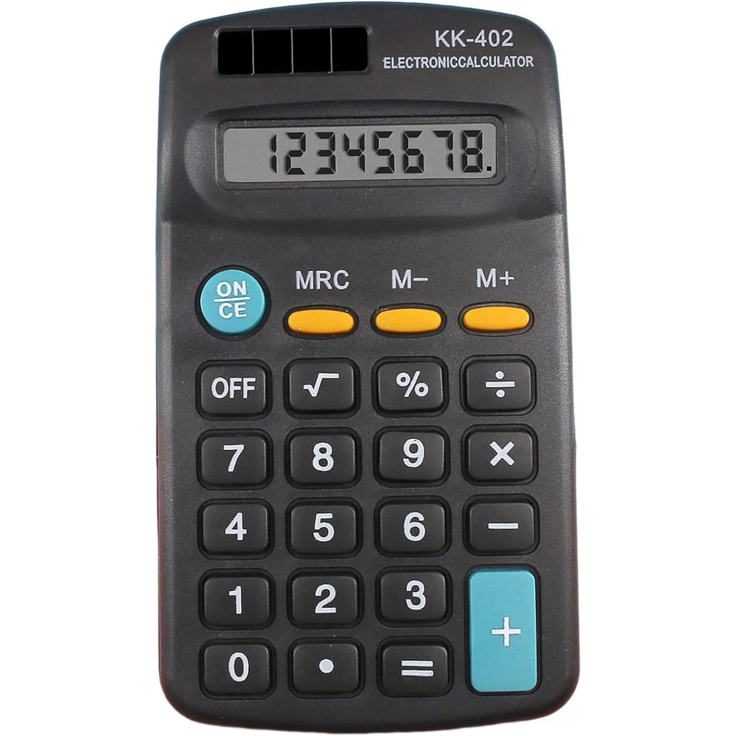 Calculator 8 Digits Calculator with LED Large Screen Big Button, Pocket Calculator for Office, , School  Blue
