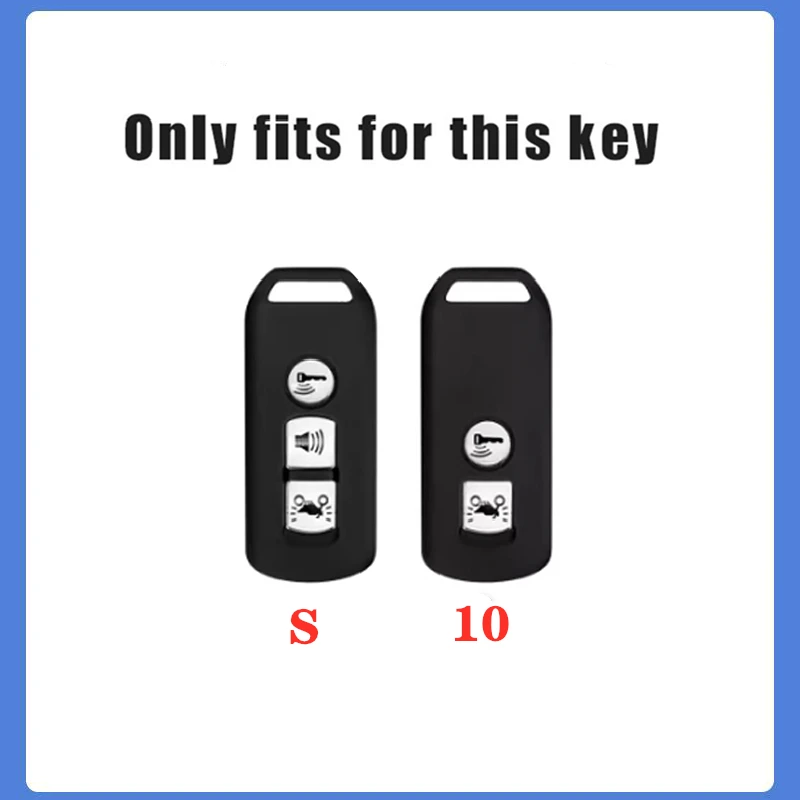 2 3 Buttons Zinc Alloy Key Case Cover Fob for Honda SH 125 Forza 350 250 750 ADV 150 X-ADV SH150i SH300 150 PCX 125 2020-2023