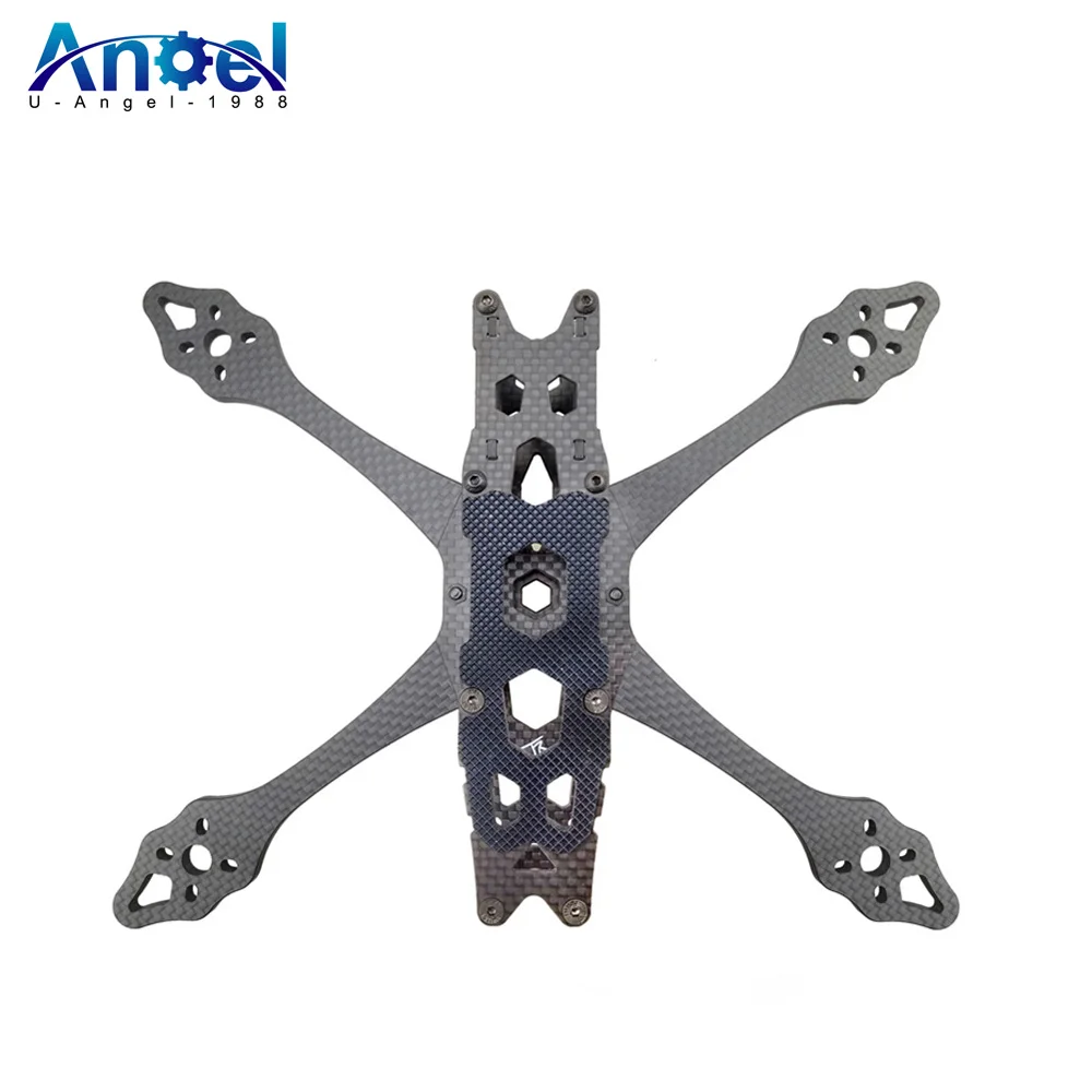 NEW 5inch 225 223mm Wheelbase X-type Split Carbon Fiber Frame kit With 5mm Arm For FPV RC Racing Drone Upgraded NUMI QAV-S 225mm