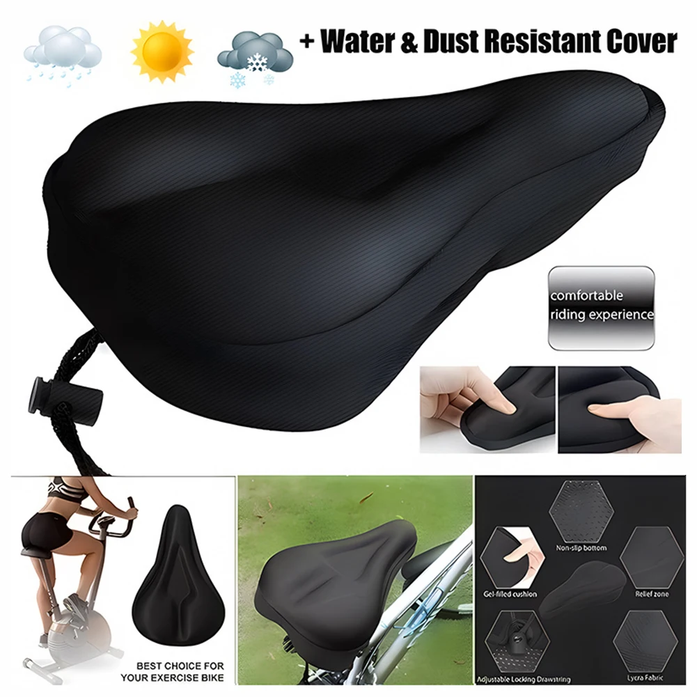 

Mountain Bike 3D Cushion Cover With Drawstring Easy Installation For Men Women