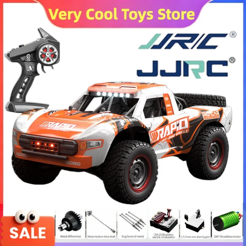 JJRC Q130 Brushless RC Climbing Car Full Proportional Throttle 4WD High Speed Off Road Remote Control Vehicle Boy Hobby Toy Gift