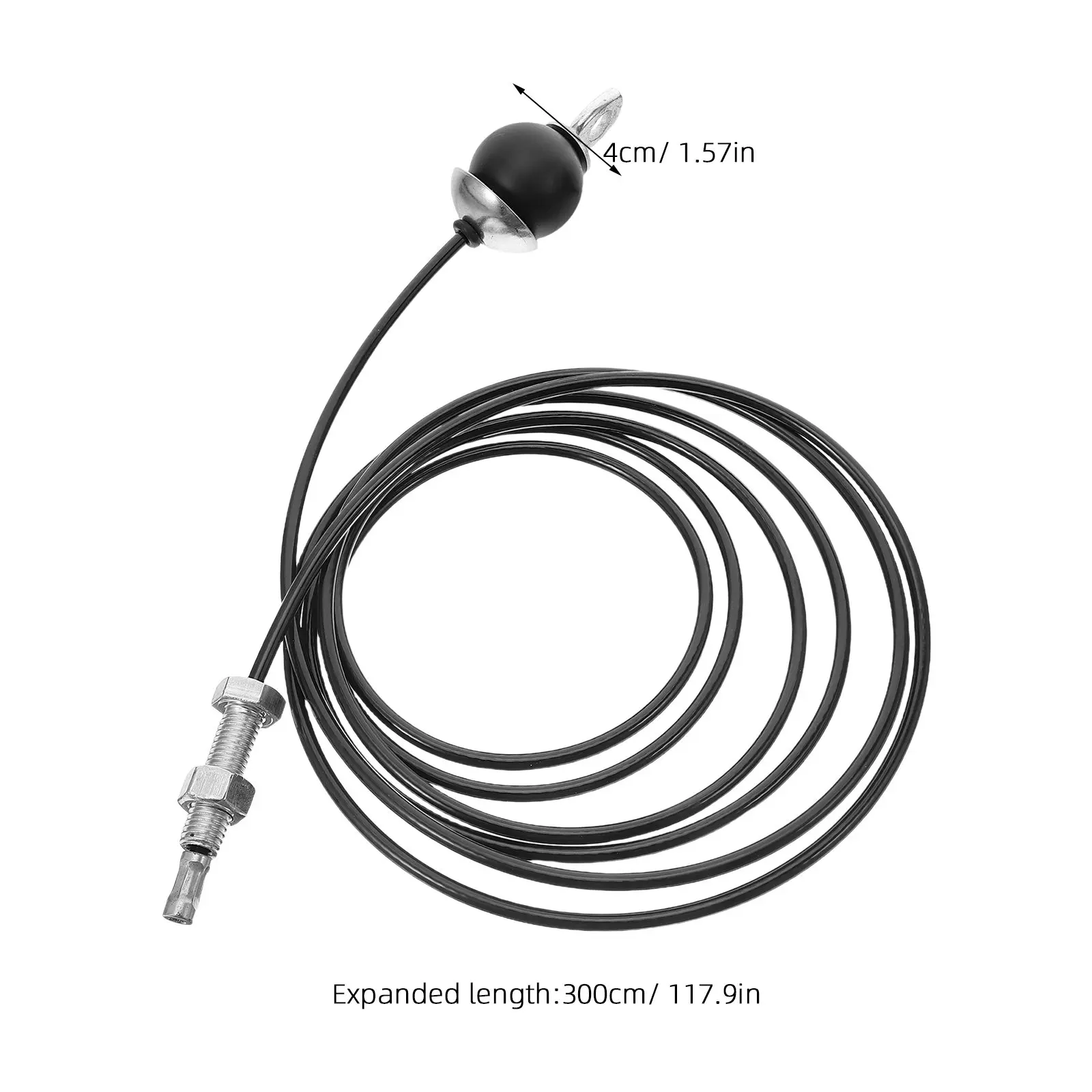5Mm Stainless Steel Cable Rope with Soft Coating for Cable Machine Pulley Attachments Home Gym Fitness Pulley System Replacement view 2