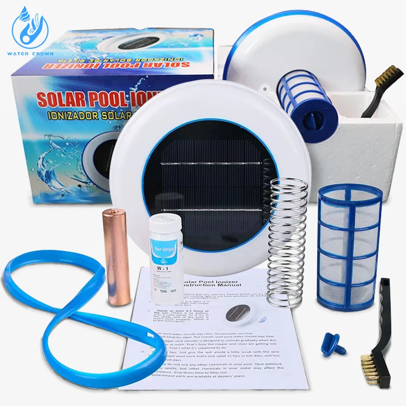 Wholesale Solar Copper Ionizer For 45000 Gal Pool Water Purifier Floating Swimming Pool Ionizer