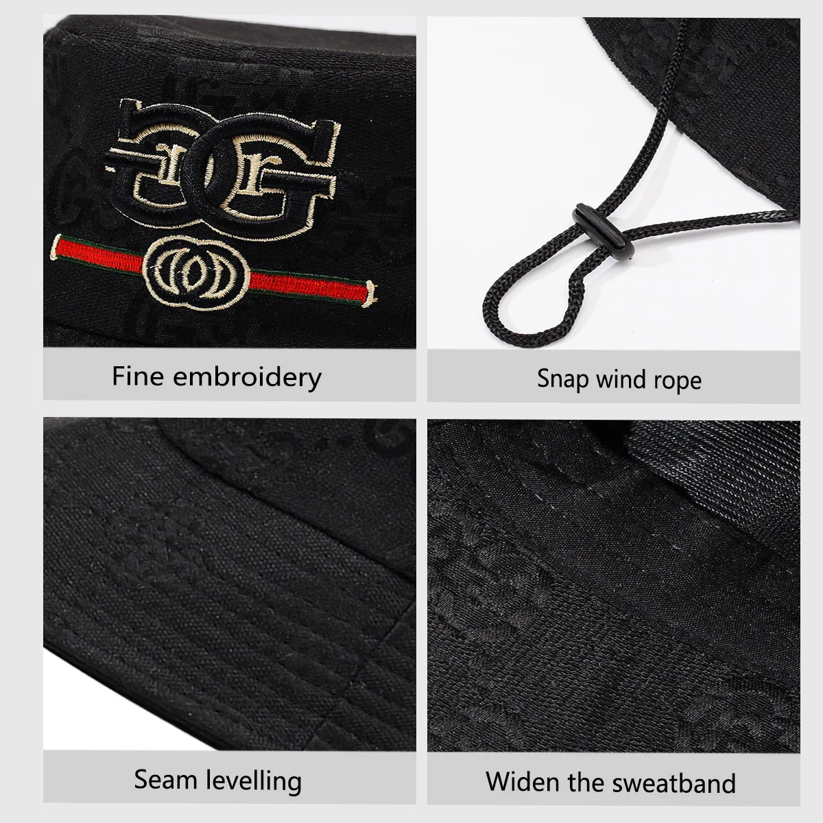 الربيع والصيف الرجال قبعة بحافة في الهواء الطلق الأشعة فوق البنفسجية حماية واسعة الحواف بنما الصيد التنزه قبعة صافي صياد قبعة الشاطئ واقية من الشمس #6