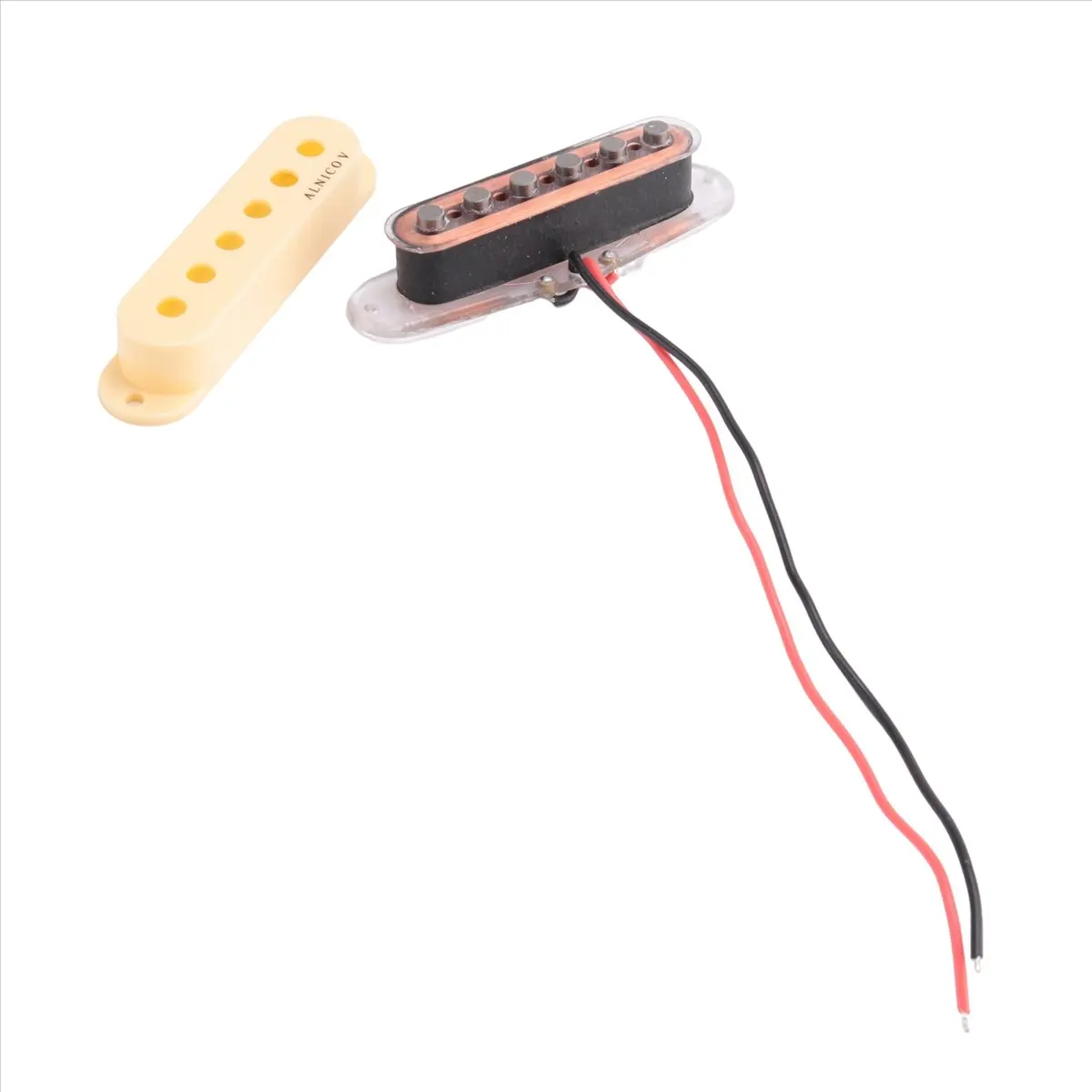

Комплект из 3-х гитарных звукоснимателей A61P Alnicov: Single Coil и Humbucker (нек, мид, бридж) для ST, бежевый, аксессуары для гитары