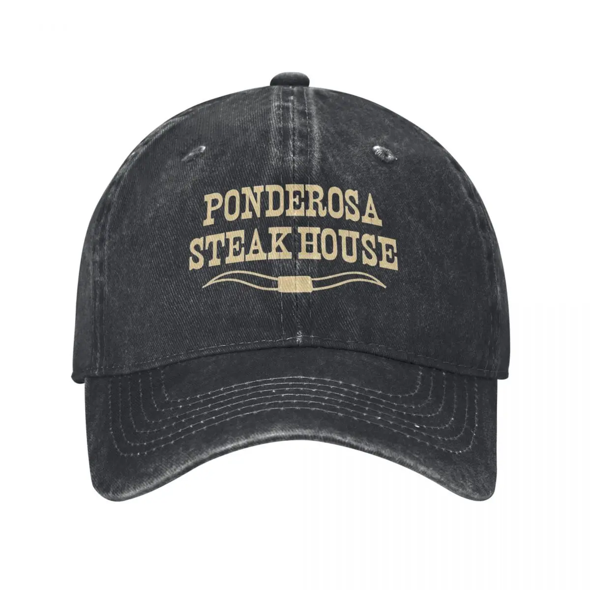 Ponderosa Steakhouse Baseball Cap Luxury Man Hat foam party Hat Women's Men's