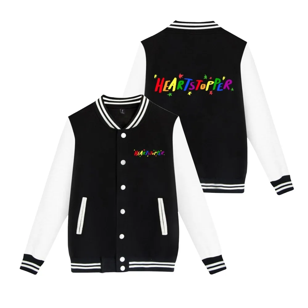 Charlie and Nick Rainbow Baseball Uniform Jackets Women Men Sweatshirt Harajuku Streetwear 2022 Japan Manga Unisex Clothes