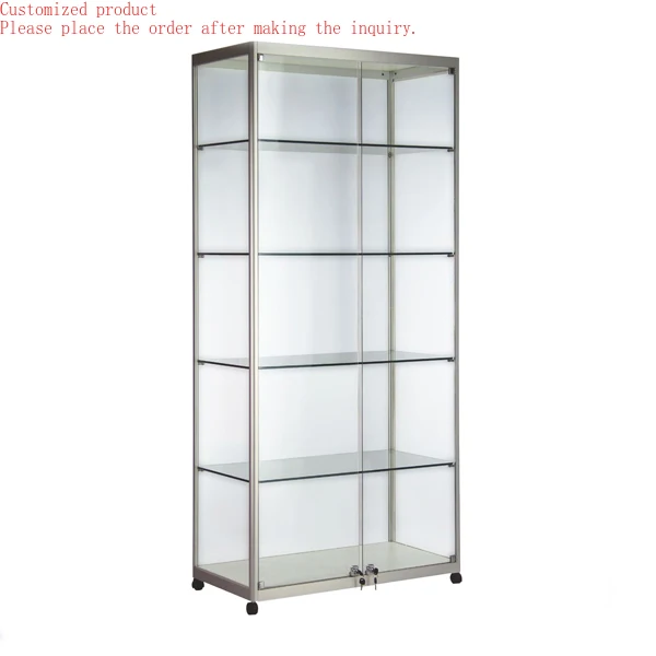 Custom.Factory direct boutique glass display cabinet jewelry showcase display cabinet