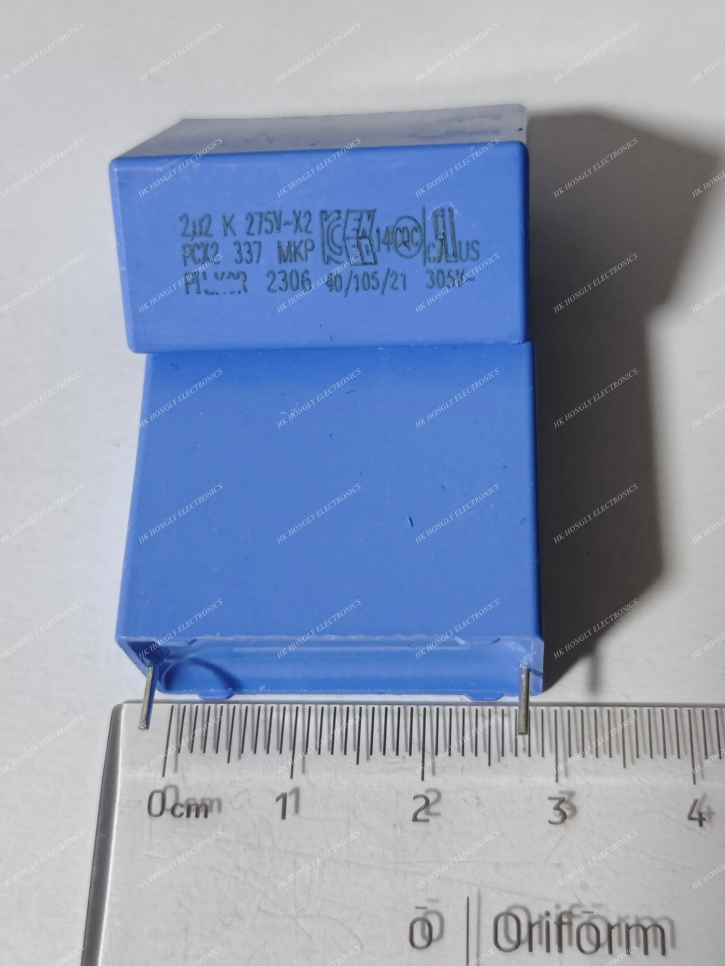 2PCS 2u2 3u3  K 275V X2 PCX2 337 MKP 2.2UF 3.3UF 2200NF 3300NF  225K 335K  P=27.5mm Film Capacitor