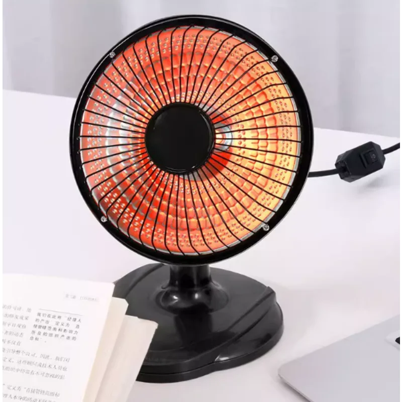 

Heating Fan Office Winter Heater Household 220V Mini Solar Electric Heater Portable Desktop Fan Heater Quartz Tube