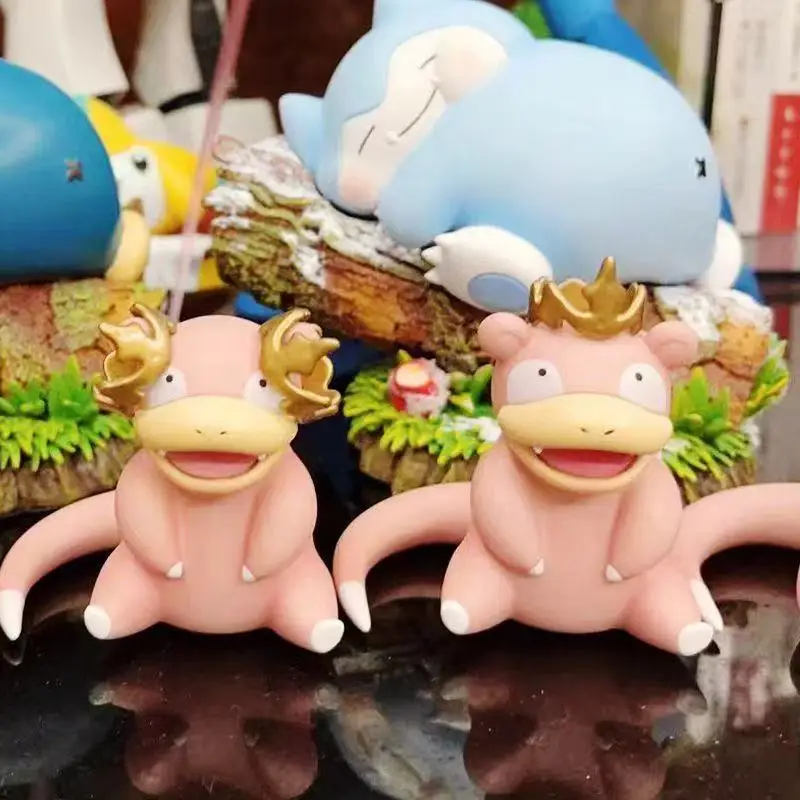 Anime Pokemon Nette Slowpoke Kawaii Kleine Ornamente Action Figure PVC Puppe Modell Sammlung GK Spielzeug Geburtstag Geschenk