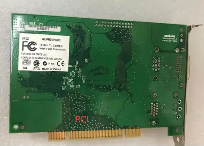 Muslimate 100% ok Slot PCI scheda grafica PCI a VGA per MATROX G450 muslimate DB15 scheda Video interfaccia di uscita DVI