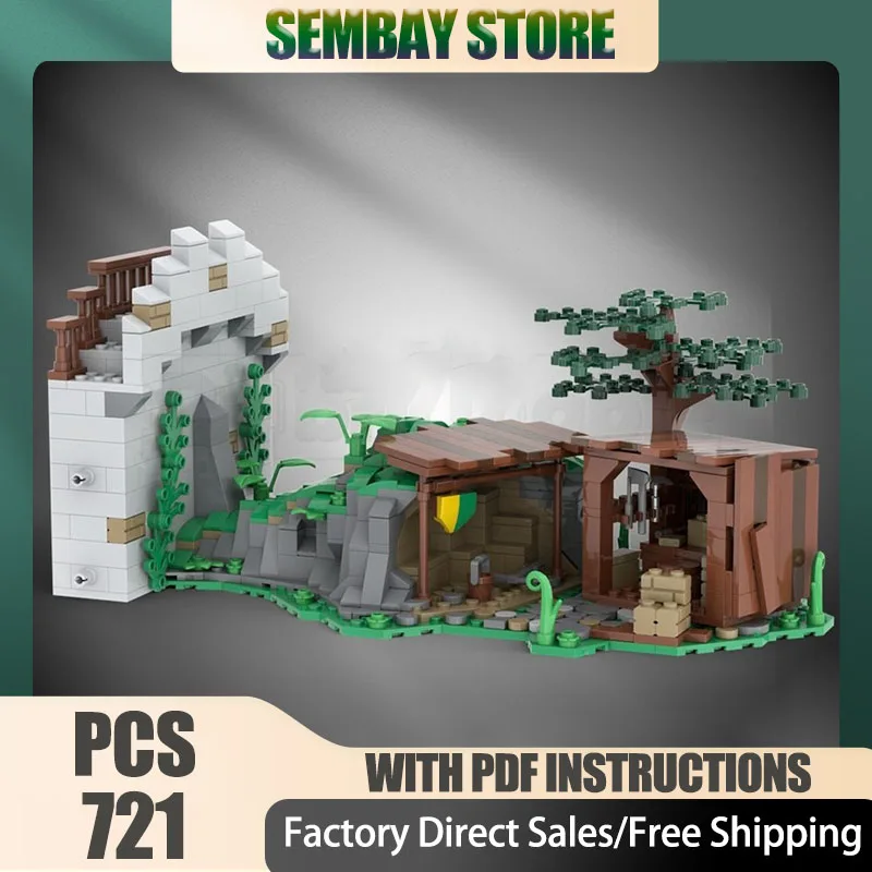 

Medieval Model Moc Building Bricks Modular Castle Stone Cutter Model Technology Blocks Christmas DIY Toy Construction Gifts