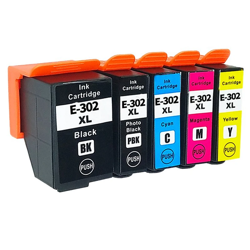 Kompatible Tintenpatrone für Epson 302 302XL 302XLBK 302XLPBK 302XLC 302XLM 302XLY Expression Premium XP-6000 XP-6100 Drucker