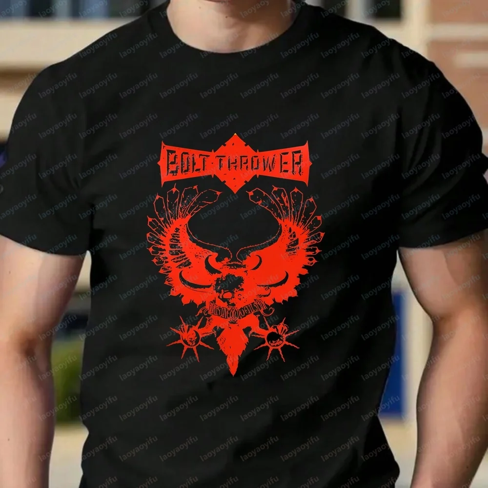 Bolt Thrower Printed T-shirt - A Casual Trendy Short-sleeved Shirt Suitable for Both Men and Women, A Comfortable T-shirt view 5