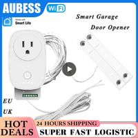 Smart Garage Door Plug 50/60hz Voice Control Remote Control Relay Timing For Alexa Home Ifttt Garage Door Opener