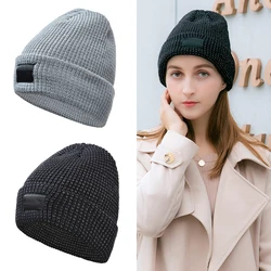 Reflective Beanie for Women Men Glow in The Dark Winter Hat Flex Warm Cuffed Loop Knit Hat Cap High Visibility