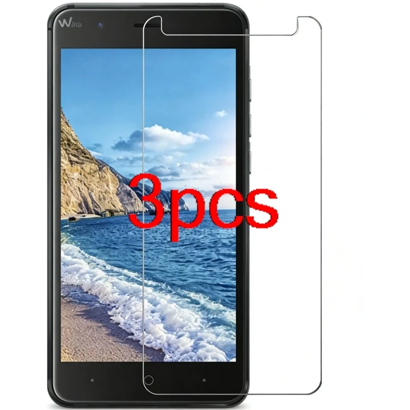 

3PCS Clear HD 9H Tempered Glass For Protective Film Screen Protector cover phone For Wiko Wim Lite