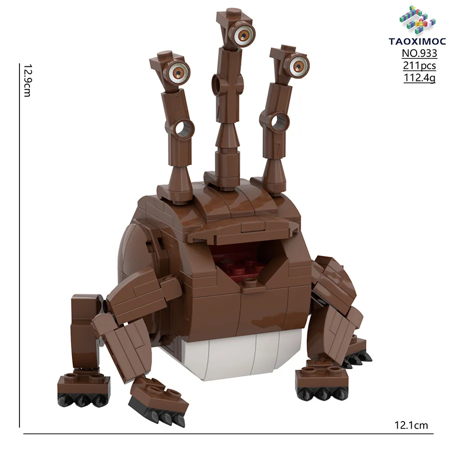 3 Eyed Giant Hand Suluked Subnautica Bloop Eat Sea Monster Sea Eater Leviathan El Gran Maja Subnautica Building Blocks Toy Gift view 5