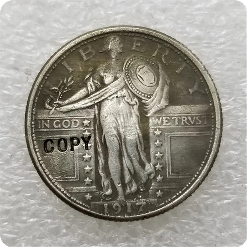 USA Type#1_1917-P,S,D Standing Liberty Quarter COIN COPY commemorative coins-replica coins medal coins collectibles