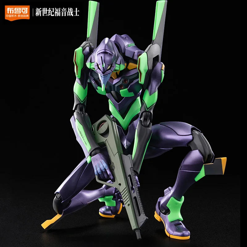بلوك إيفانجيليون الأصلي EVA-01 شينجي إيكاري ‌   ري أيانامي ‌   نيون جينيسيس تجميعها عمل الشكل أنيمي روبوت درع اللعب الهدايا