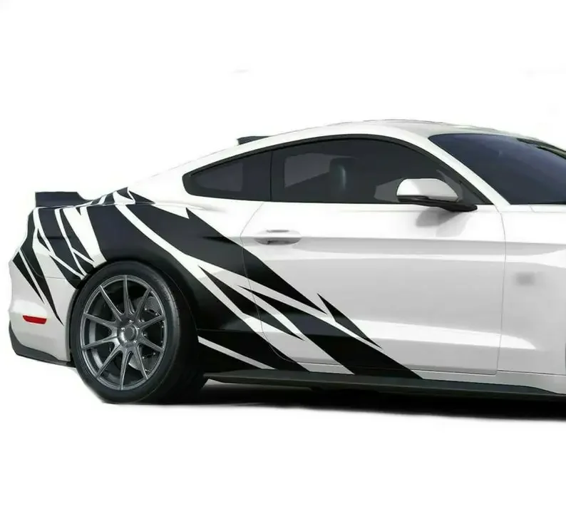 

X2-62x47 in - MUSTANG Side, геометрический спортивный дизайн, графическая наклейка 2001 - 2022