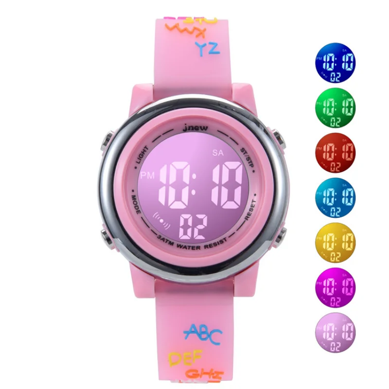 Neue Uhren für Kinder Wasserdicht Student Multi-funktion Sport Elektronische LED Digital Dial Dinosaurier Cartoon Kinder Uhr Geschenk