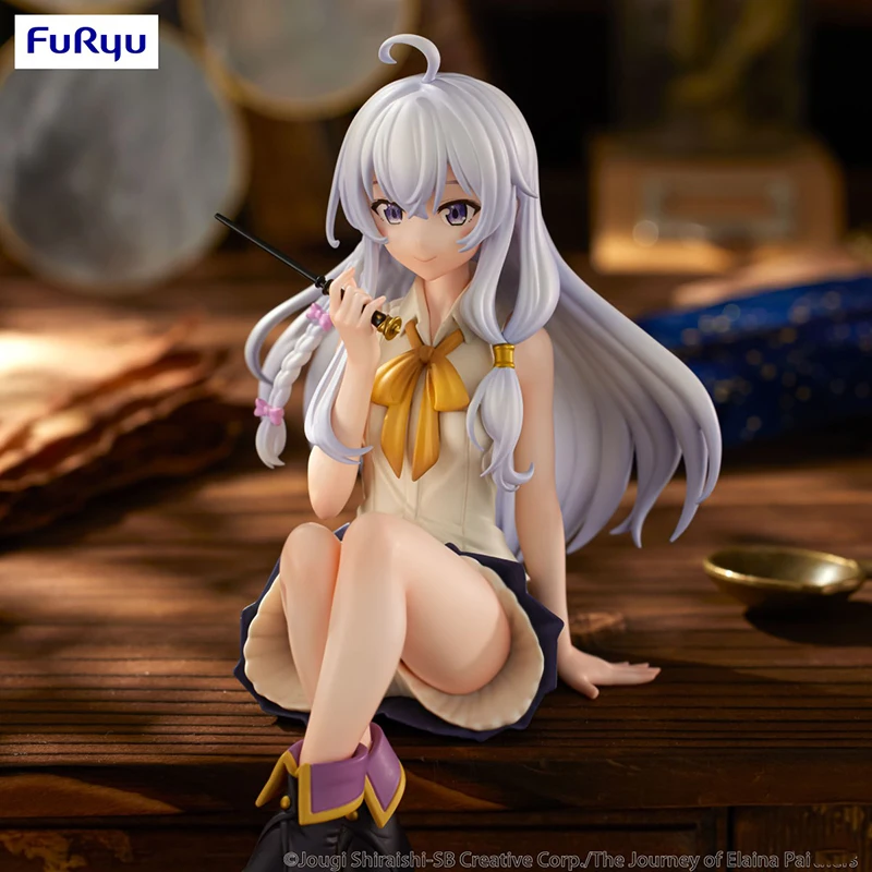 Original Anime Figure 13cm FuRyu Wandering Witch: The Journey of Elaina Elaina Model Toy Figuras Anime Ornaments Gifts