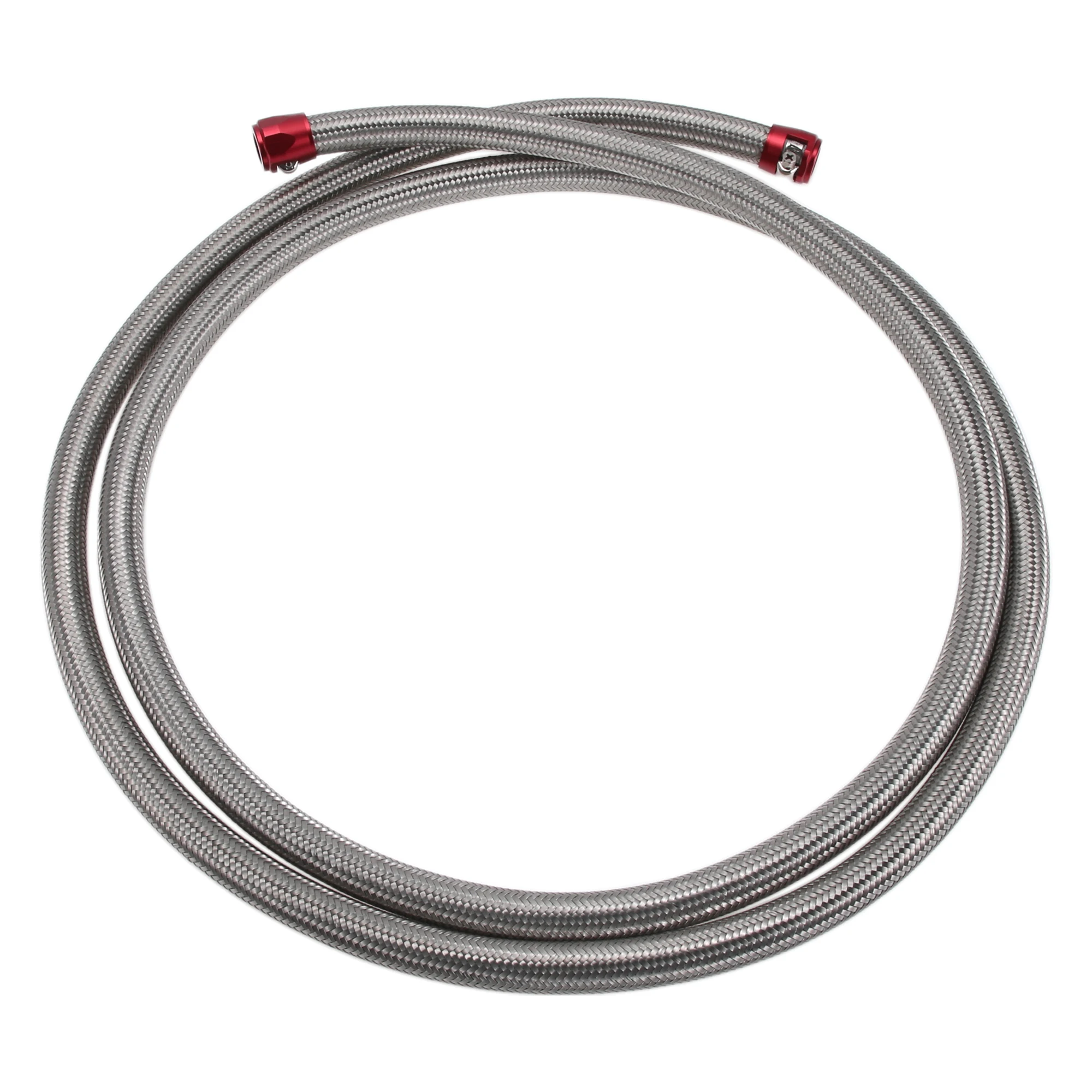 

UXCELL AN-10 Fuel Line Kit 9.02ft Vacuum Hose Automotive Fuel Hose with Clamps